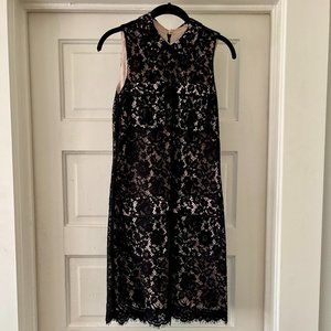 J. Crew Black Lace Dress.  Size 0